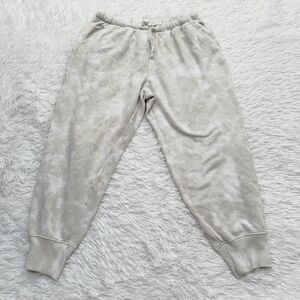 Women Aerie Drawstring Tapered Jogger Sweat Pants in Green Gray Size Large